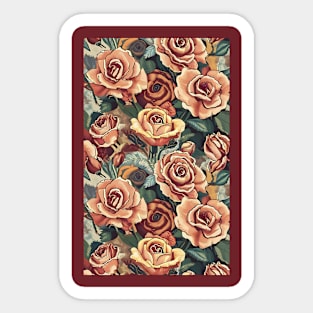 rosses pattern Sticker